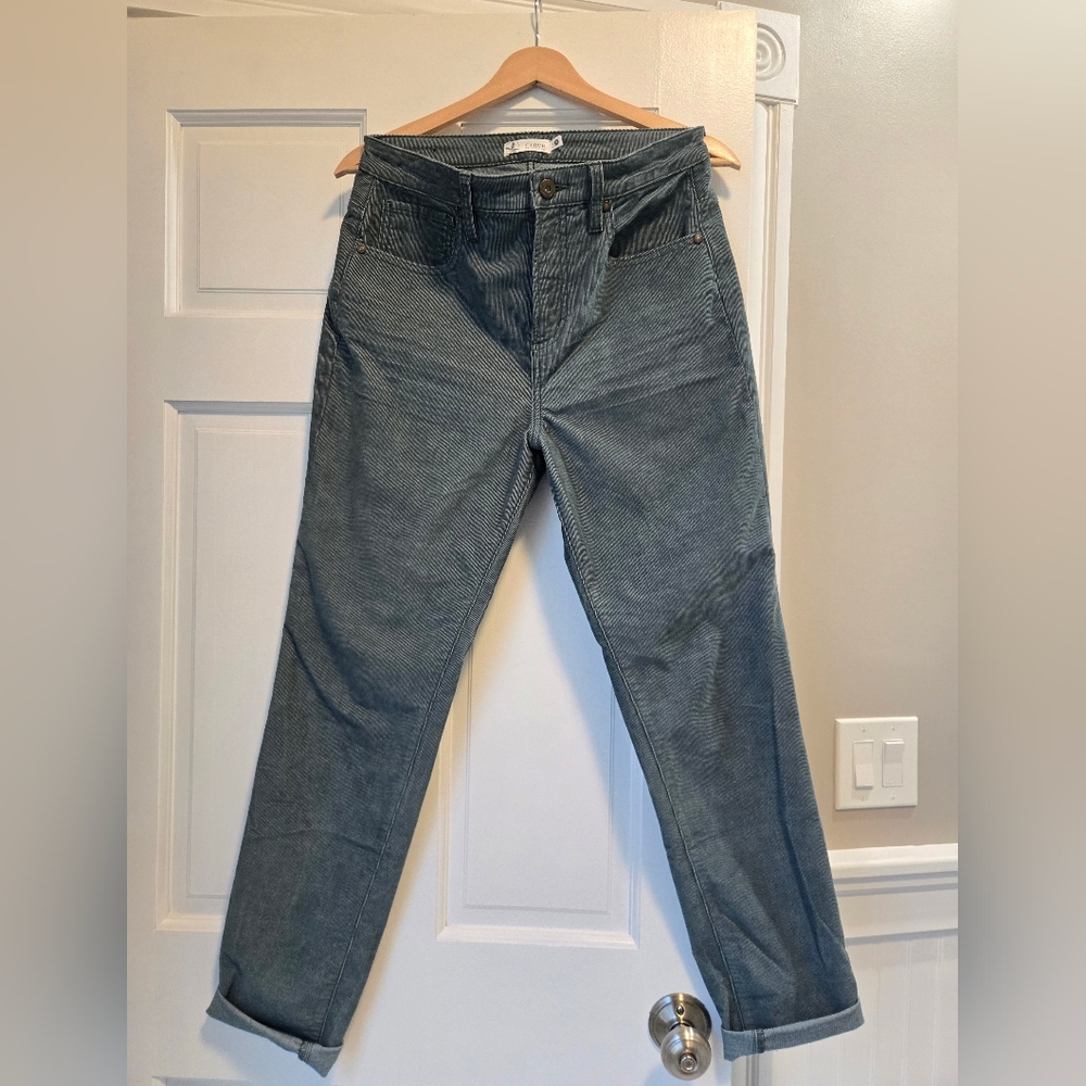 High Rise Boyfriend Fit Corduroy Pants
